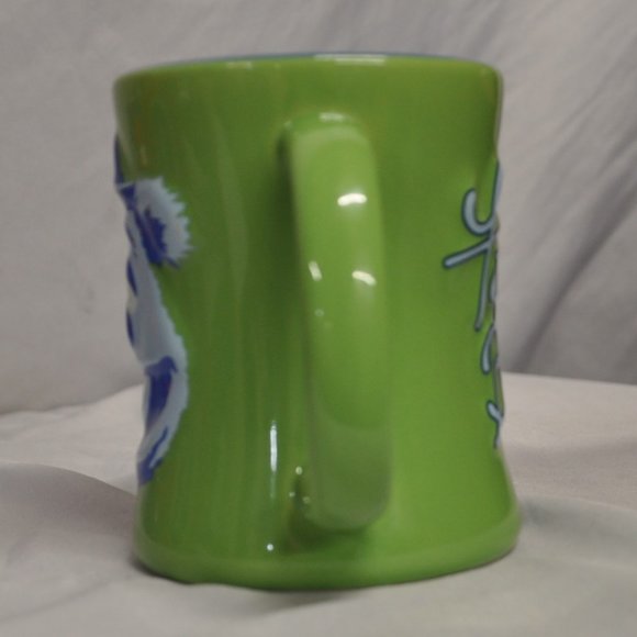 Henson Dining TWO 14 oz mug 3D Fozzie Bear & Animal Muppets Henson (514w) - Picture 12 of 14